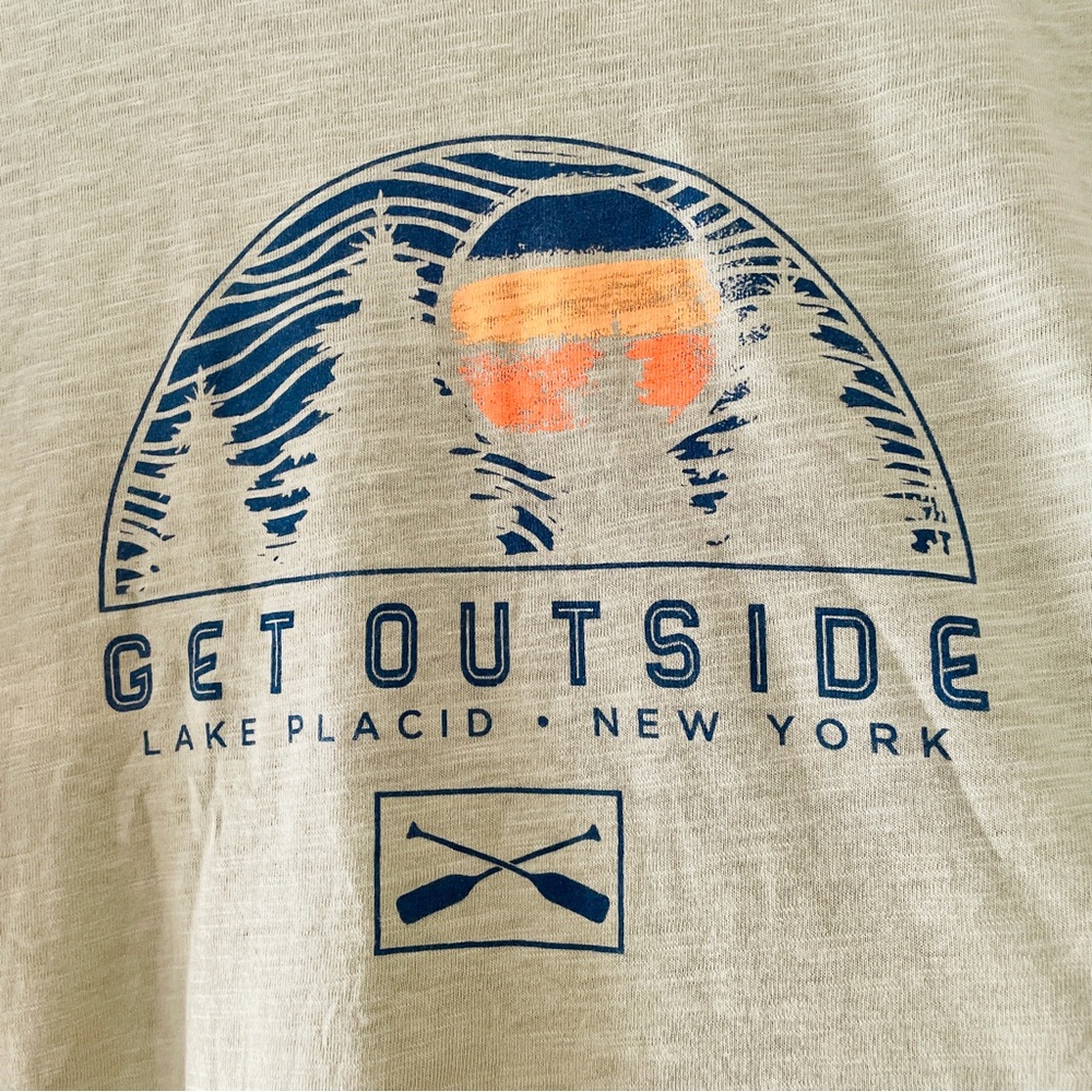 Artisans Green Lake Placid 'Get Outside' Graphic Tee Large - Picture 3 of 6